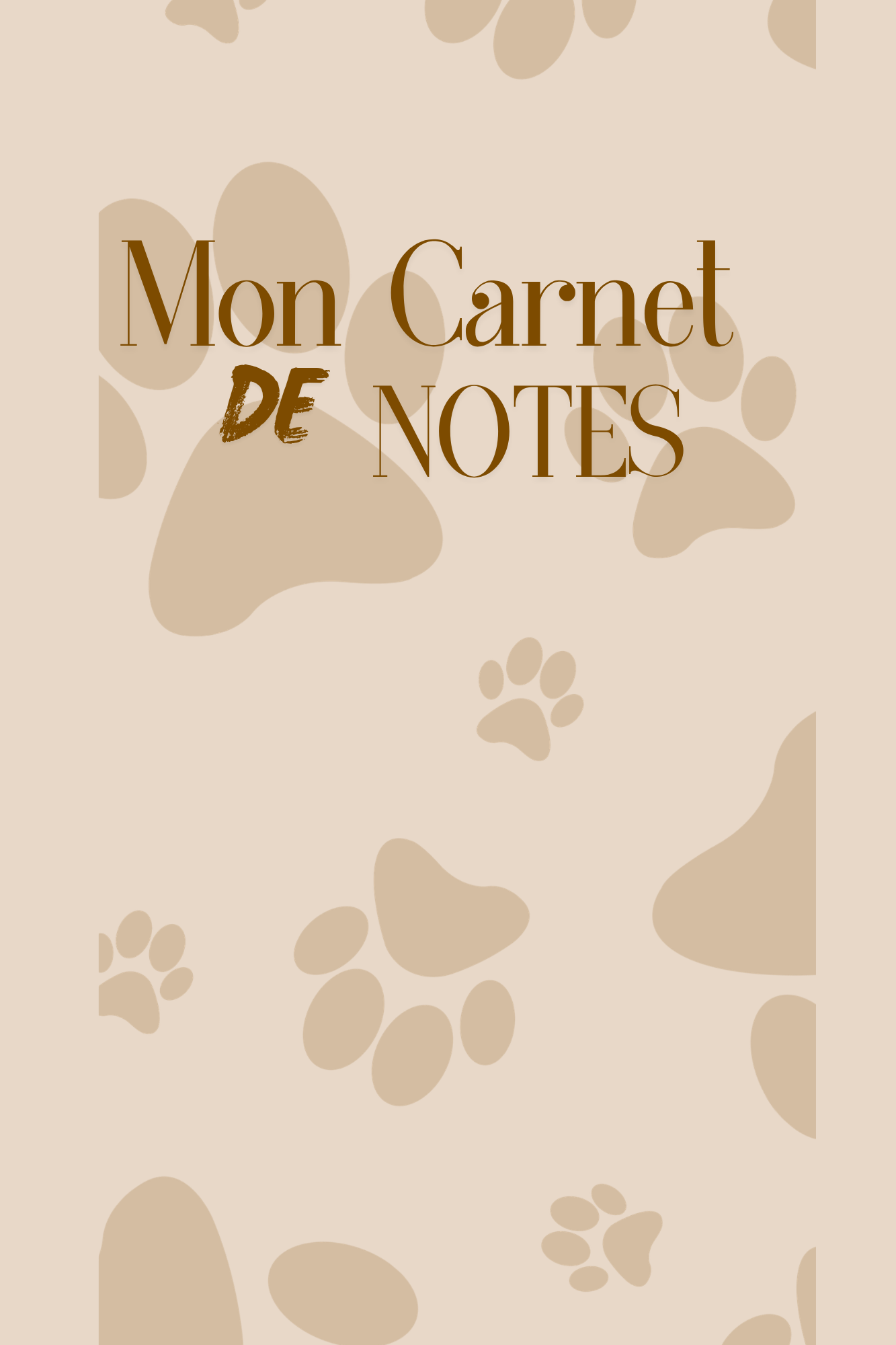 Mon Carnet de Notes "CHIHUAHUA" : mes idées commencent ici...