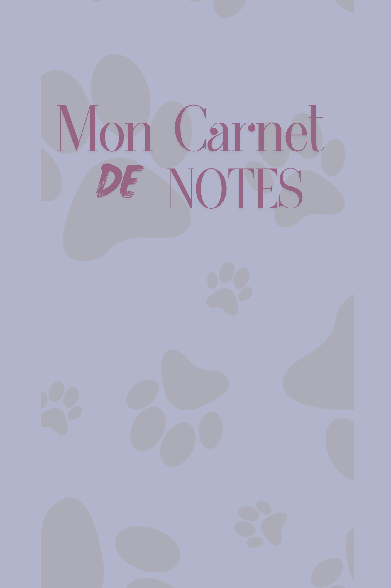 Mon Carnet de Notes "BOULEDOGUE ANGLAIS" : mes idées commencent ici...