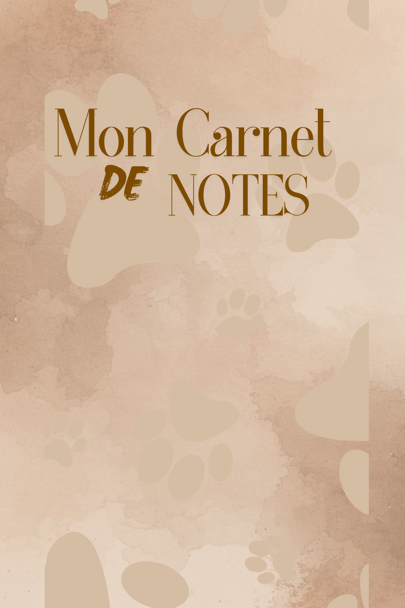 Mon Carnet de Notes "ROTTWEILER" : mes idées commencent ici...