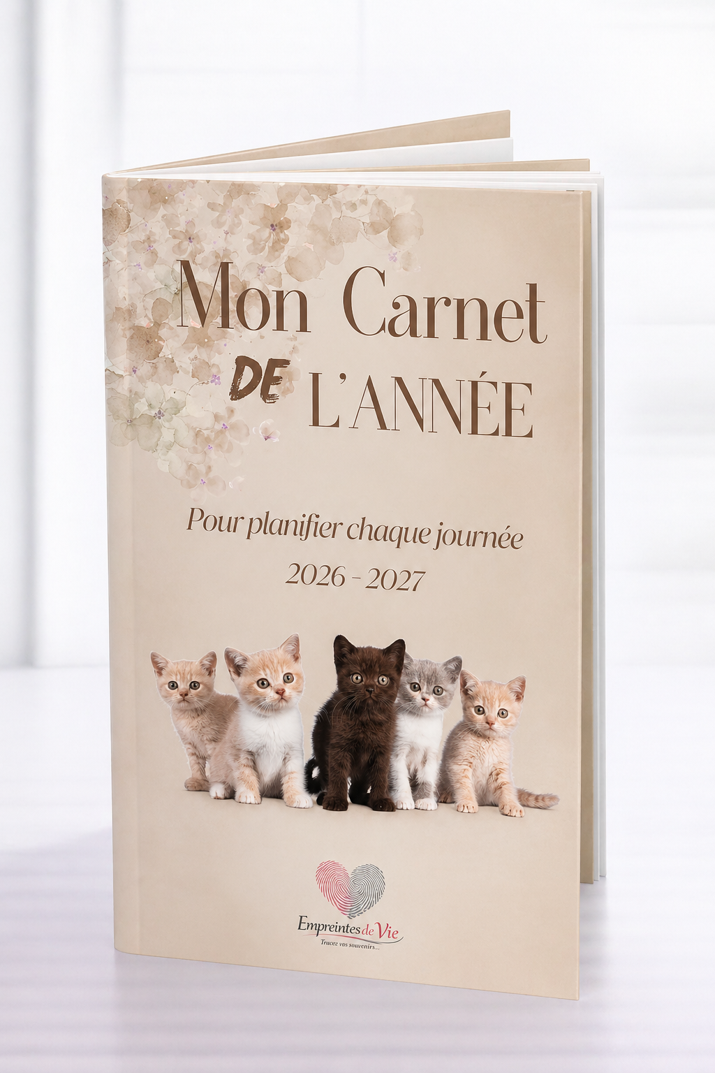 Mon Carnet de l'Année : planifier chaque journée 2026 - 2027 - Format A4 -