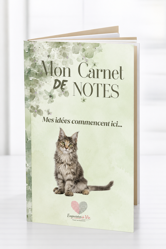 Mon Carnet de Notes "MAINE COON"  : mes idées commencent ici...