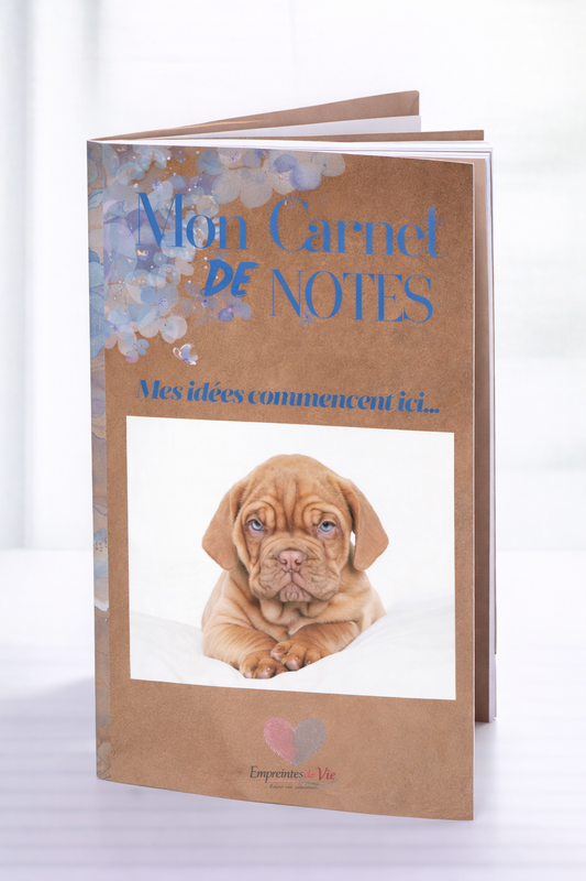 Mon Carnet de Notes "DOGUE DE BORDEAUX"  : mes idées commencent ici...