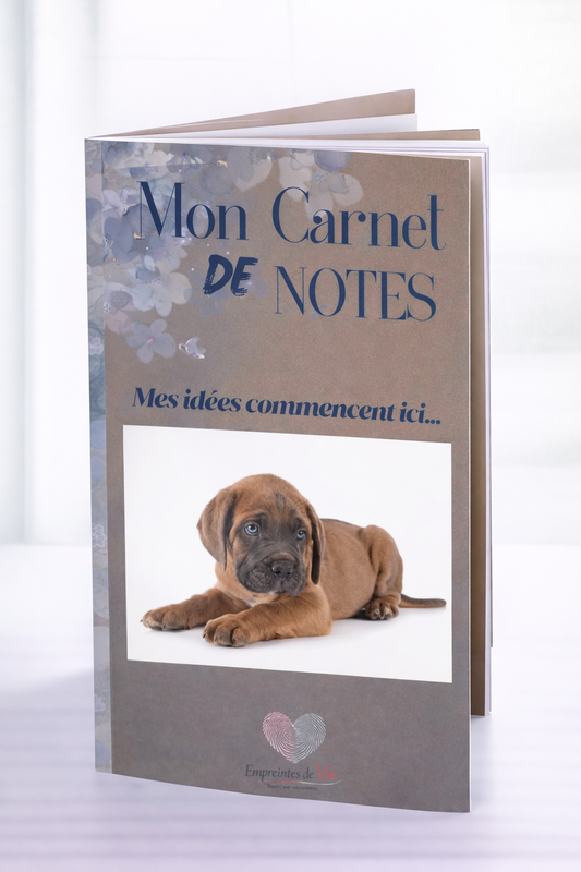 Mon Carnet de Notes "CANE CORSO"  : mes idées commencent ici...