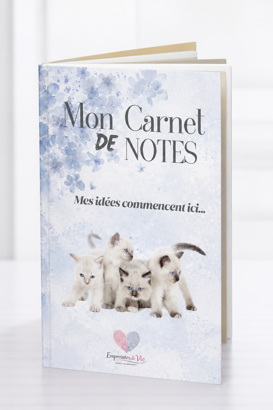 Mon Carnet de Notes "SACRÉ DE BIRMANIE"  : mes idées commencent ici...