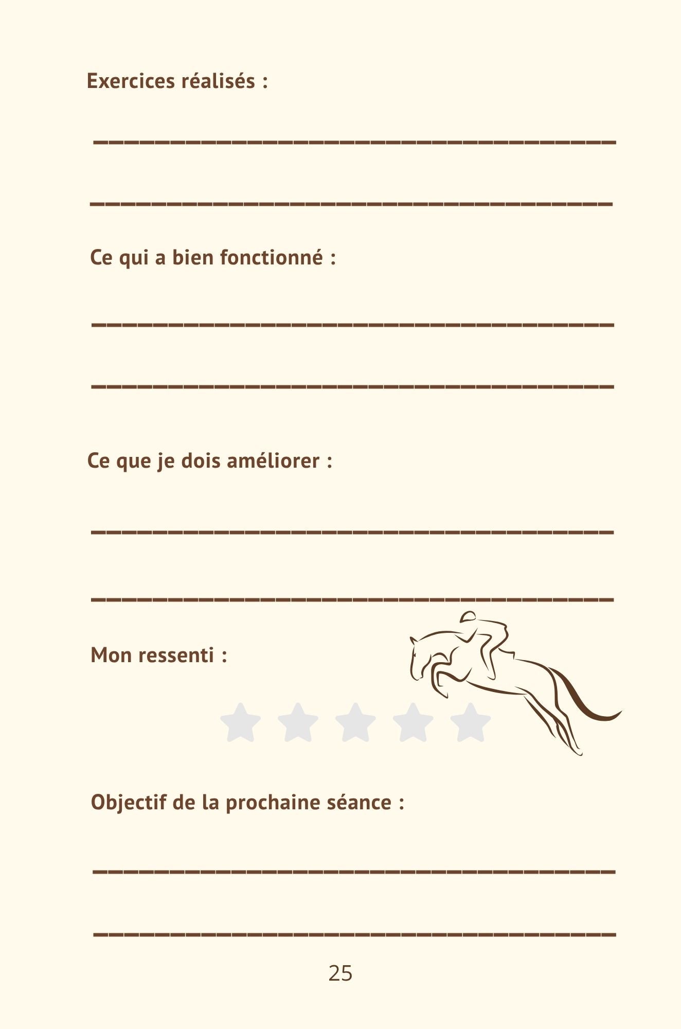 Mon Carnet d’Entraînement : Volume 1 - Club 4