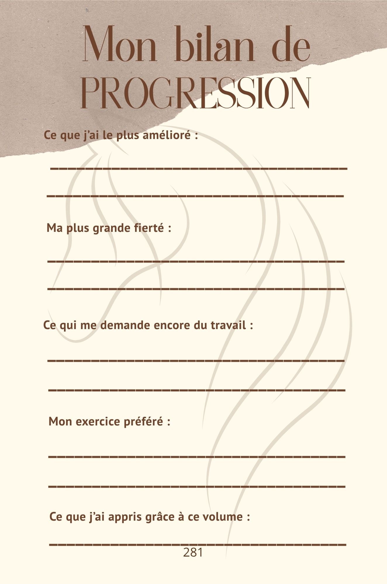 Mon Carnet d’Entraînement : Volume 1 - Club 4