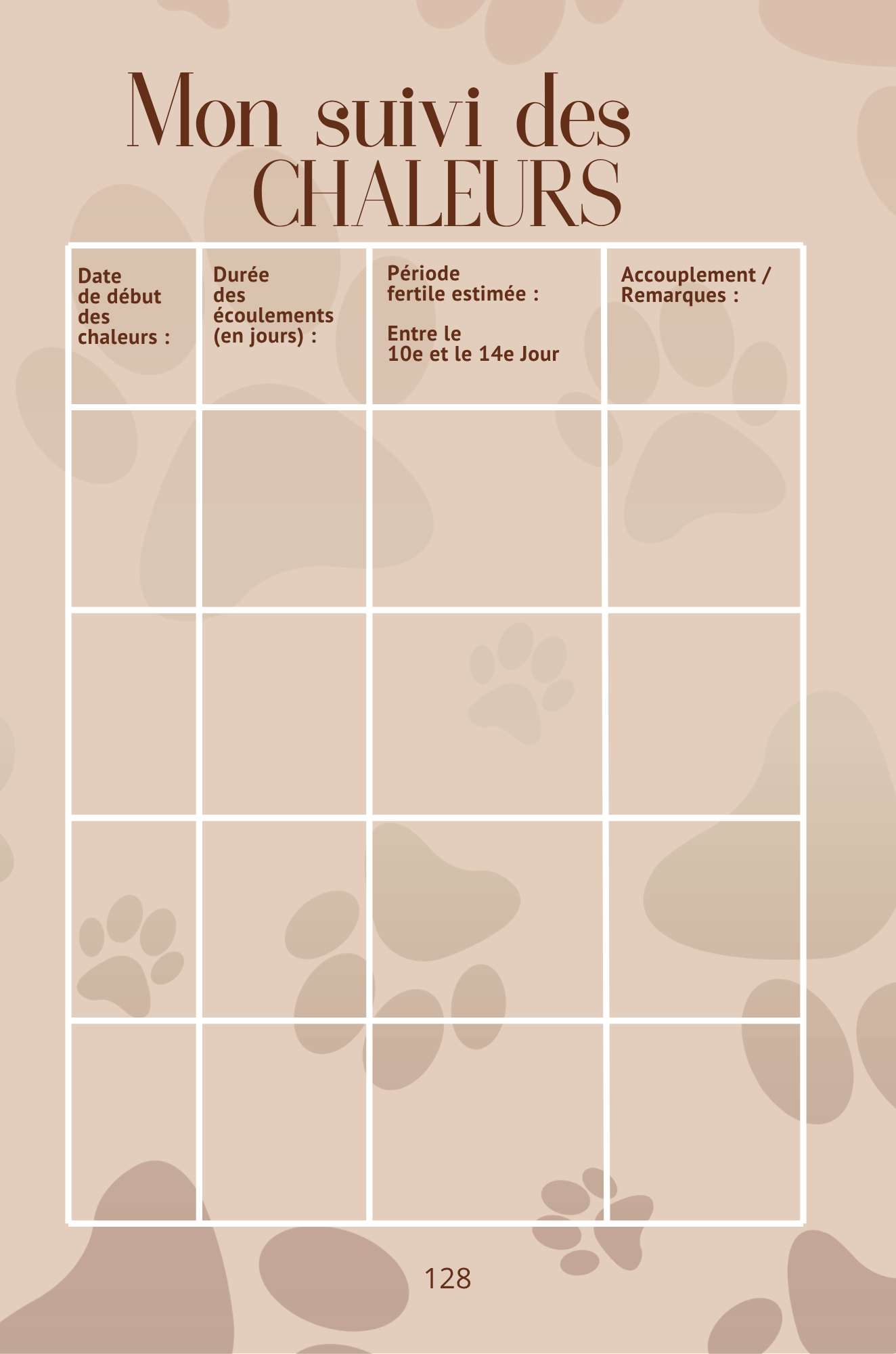 Mon Carnet de Santé : suivi complet pour mon chien