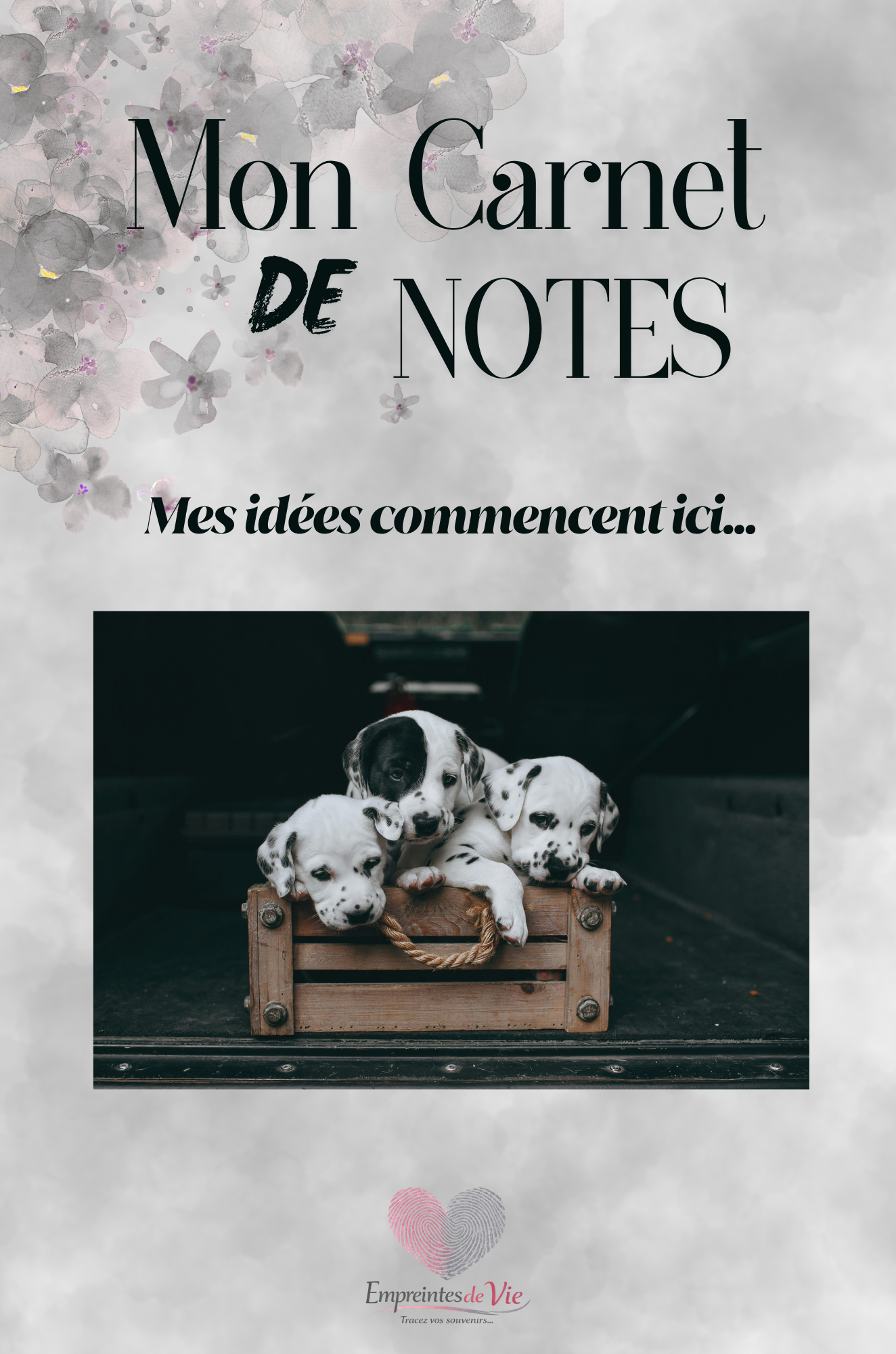 Mon Carnet de Notes "DALMATIEN"  : mes idées commencent ici...