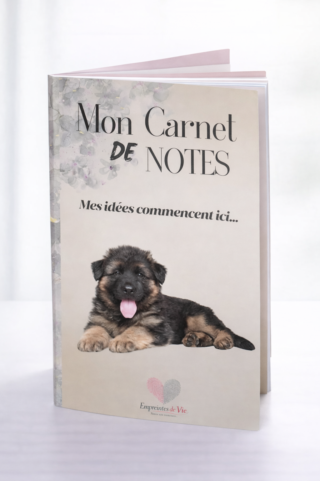 Mon Carnet de Notes "BERGER ALLEMAND" : mes idées commencent ici...